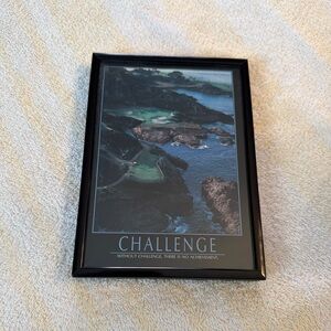7” X 5” “challenge” Wall Picture